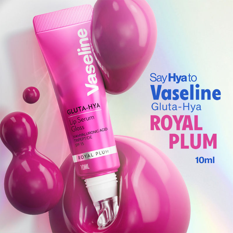 Vaseline Gluta-Hya Lip Gloss Serum - Royal Plum (10ml)