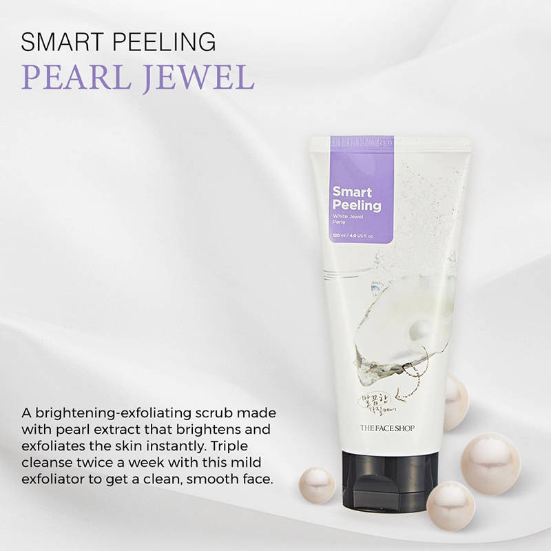 The Face Shop Smart Peeling White Jewel Perle - Brightening For Tan Removal