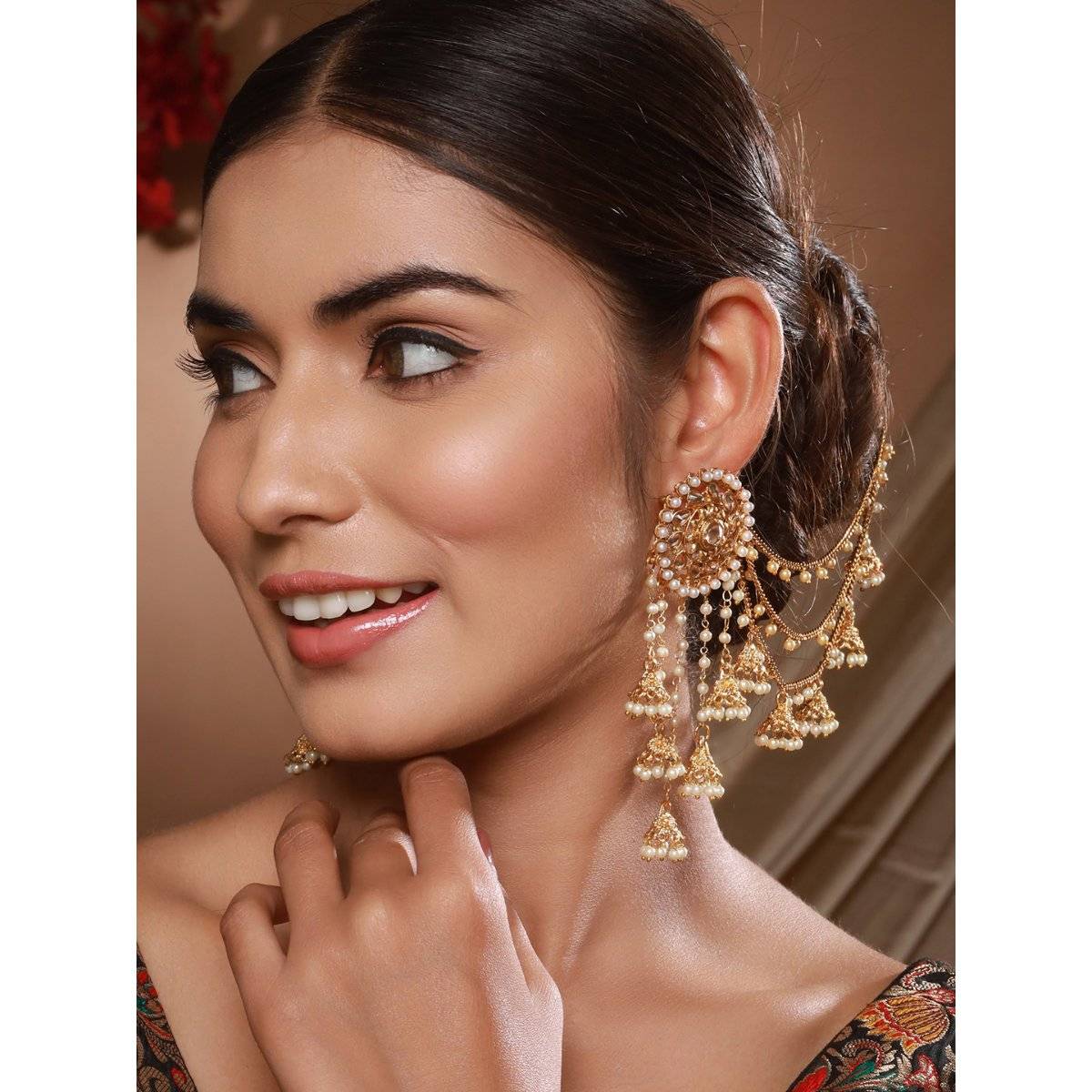 Aatmana Women Classic Jhumka Earrings · Single