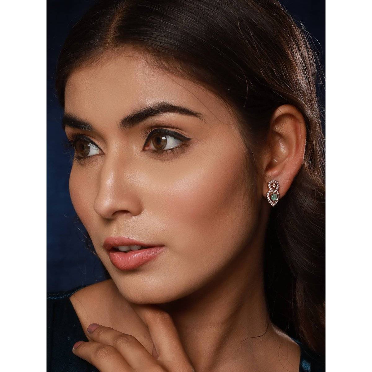 Aatmana Women Contemporary Stud Earrings Pack Of 2