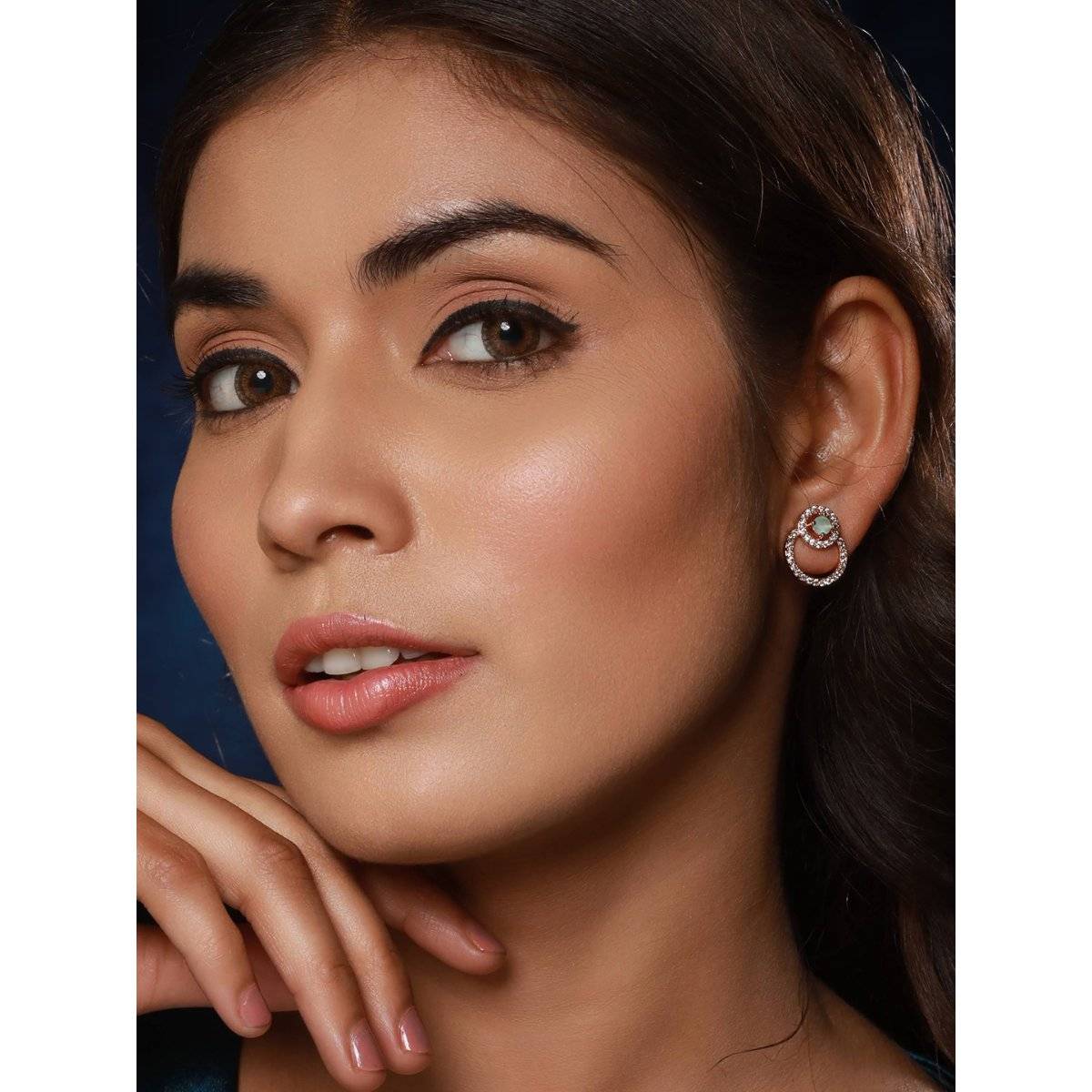Aatmana Women Contemporary Stud Earrings Pack Of 2
