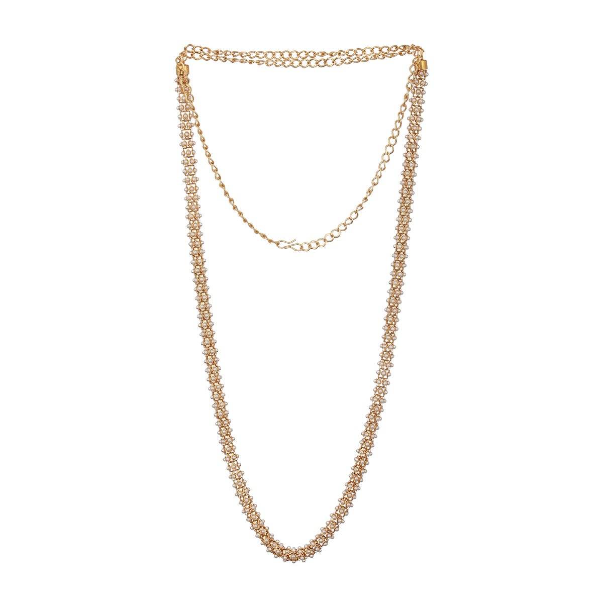 Aatmana Gold Plated Pearl Beaded Kamarbandh