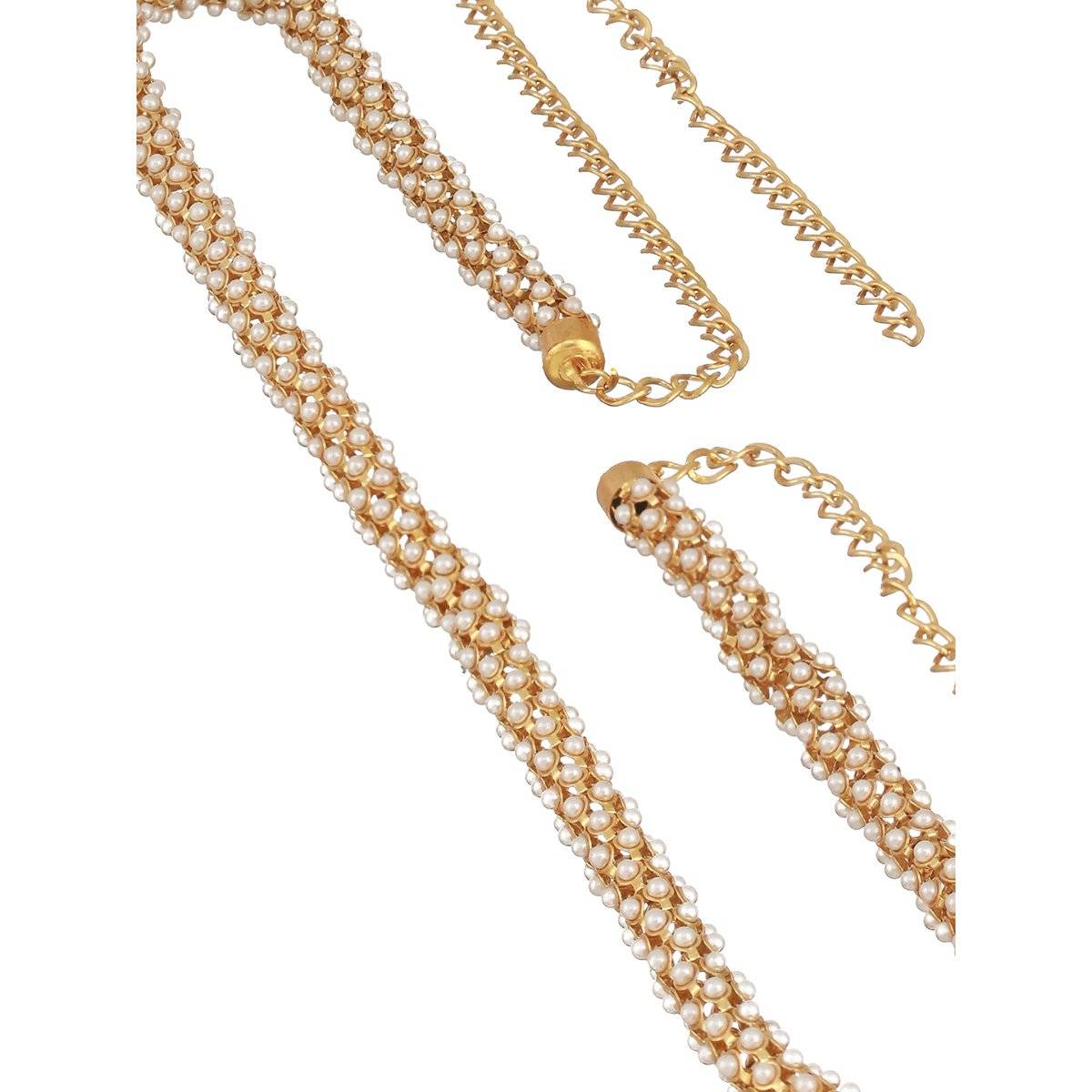 Aatmana Gold Plated Pearl Beaded Kamarbandh