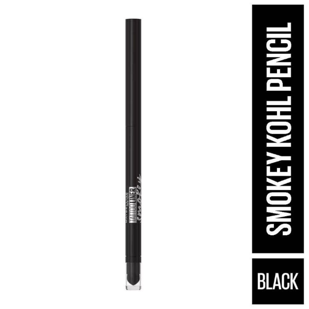 Maybelline New York Tattoostudio Smokey Eye Kohl Gel Pencil Eyeliner Smokey Black (0.28 g) · Smokey Black