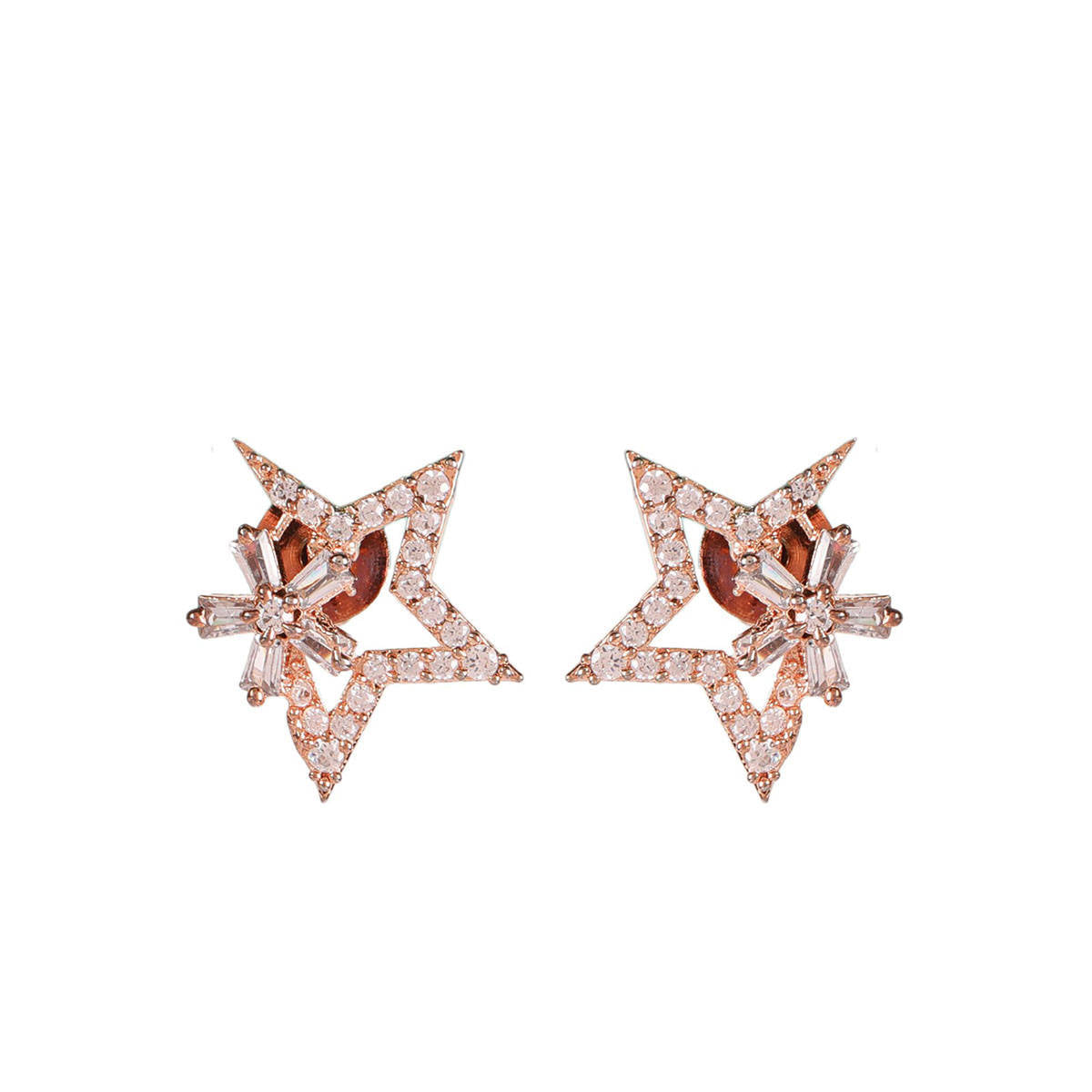 Aatmana Set of 2 American Diamond studded Studs