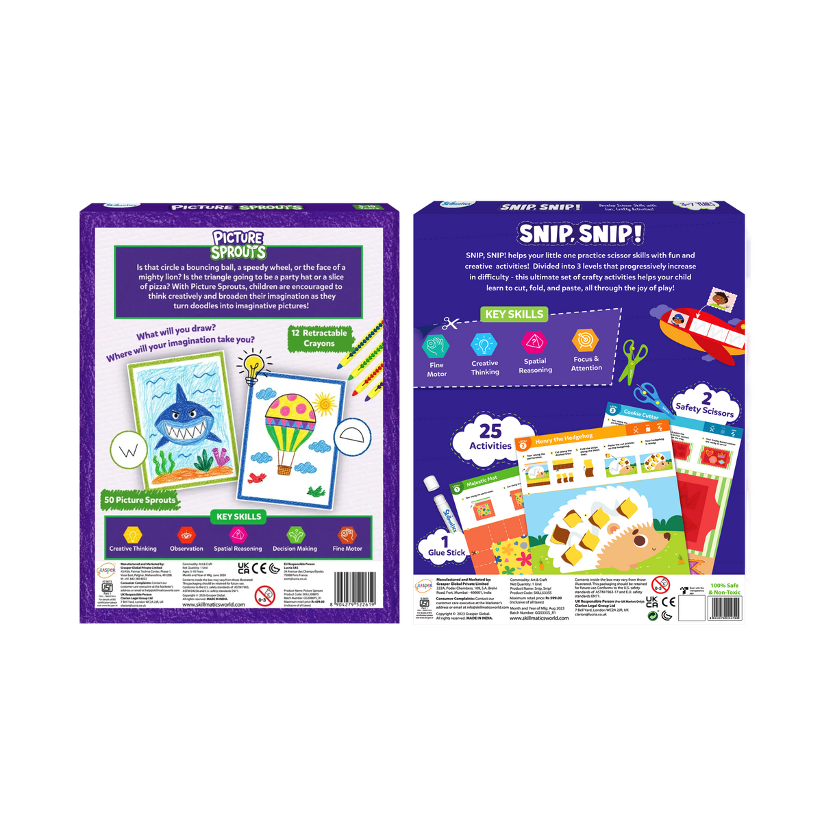 Skillmatics Little Creators Bundle (ages 3-10)