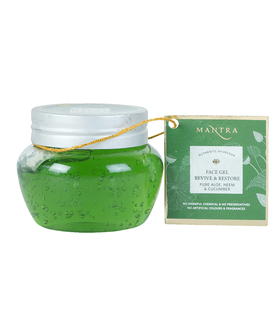 Mantra - FACE GEL REVIVE & RESTORE PURE ALOE NEEM & CUCUMBER (100g) - Unbox