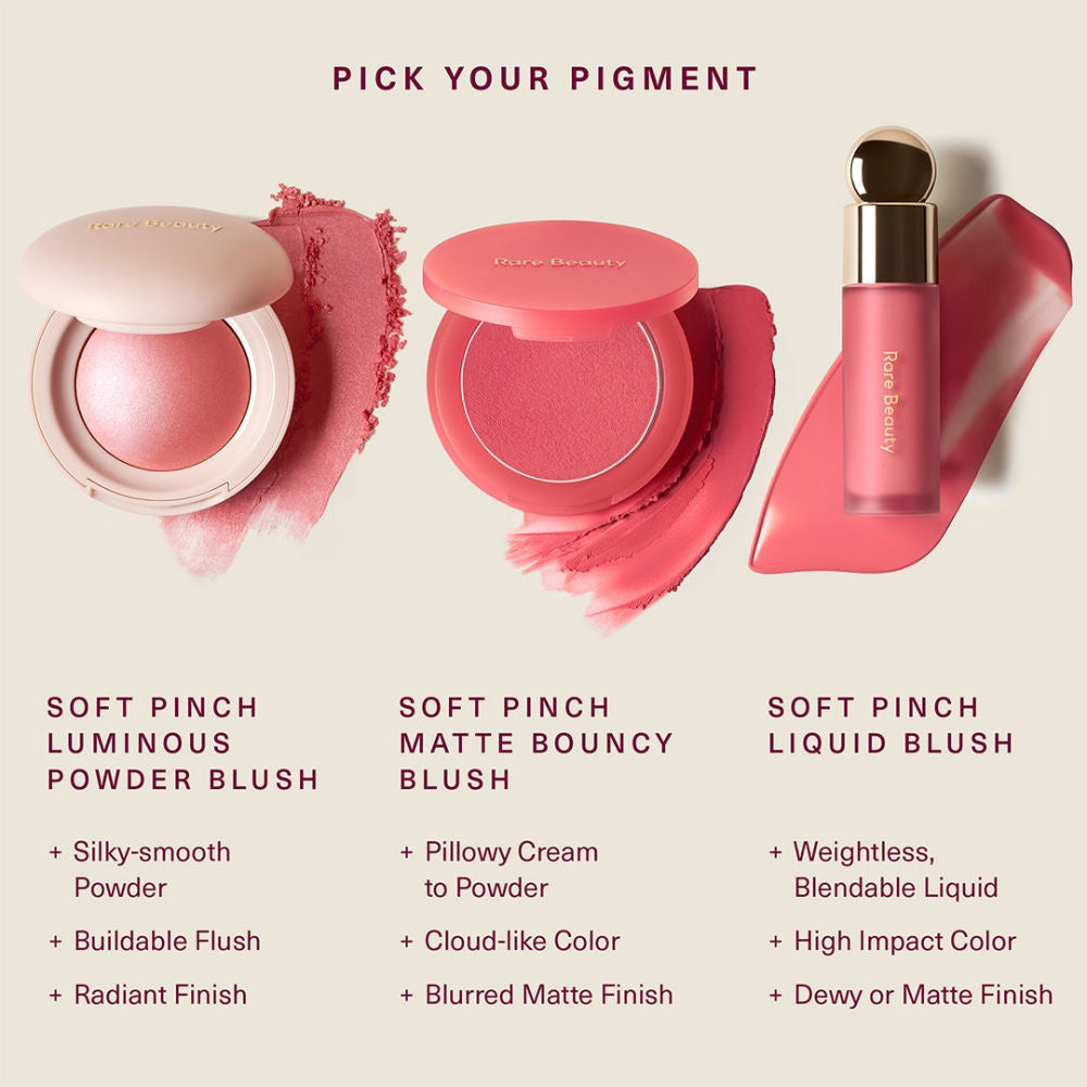 Rare Beauty Soft Pinch Matte Bouncy Blush - Happy (6.4g)