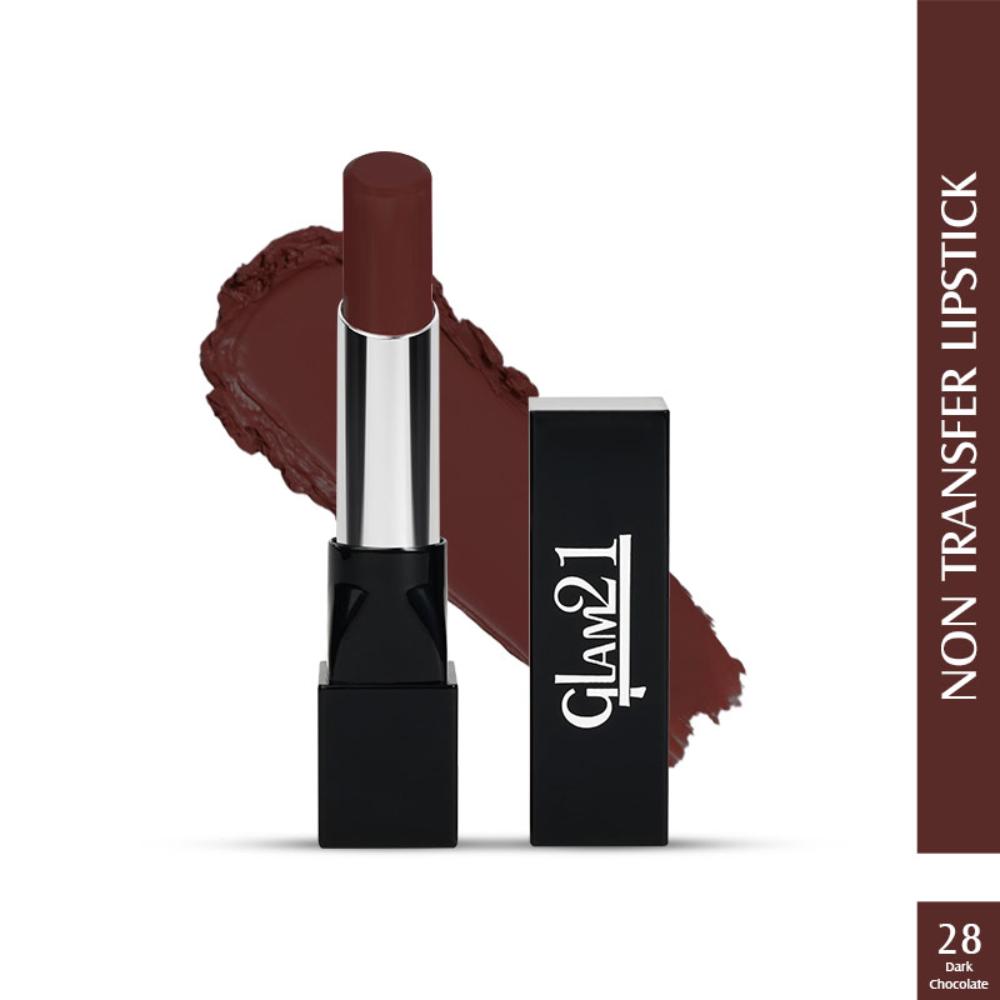 GLAM21 Ultra Velvet Lipstick - Dark Chocolate 28 (3.4g)