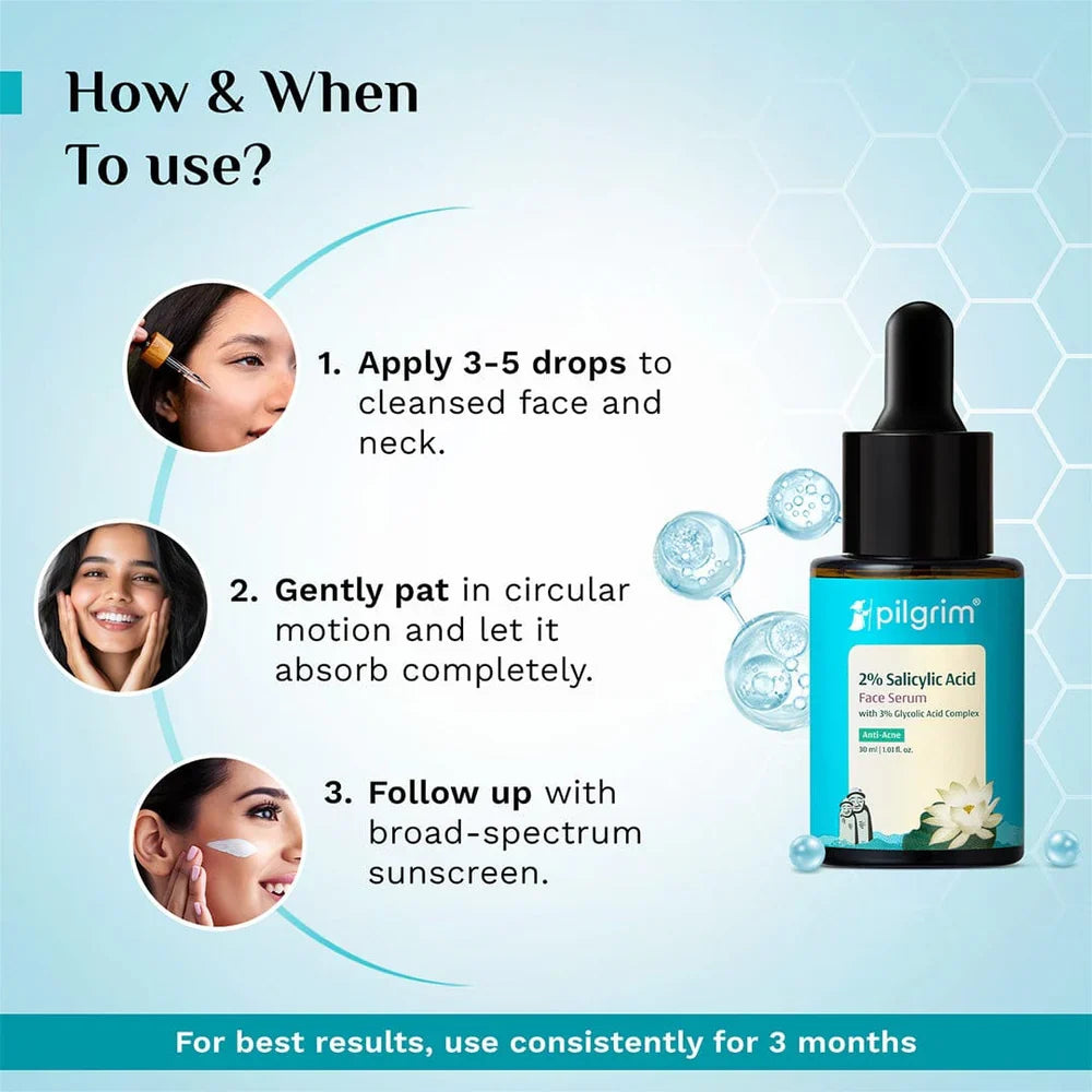 pilgrim 2% Salicylic Acid Anti-Acne Face Serum