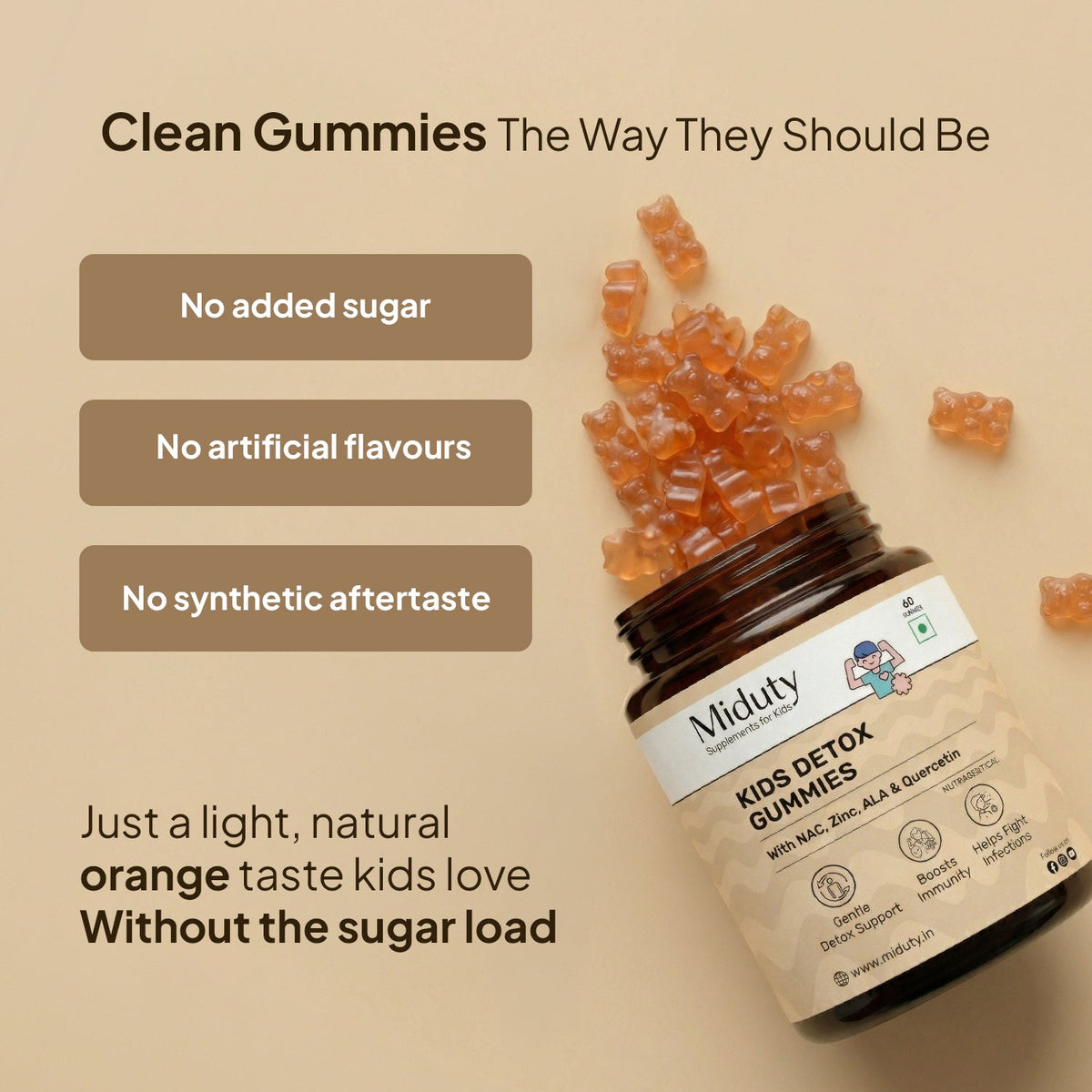 PalakNots Kids Detox Gummies