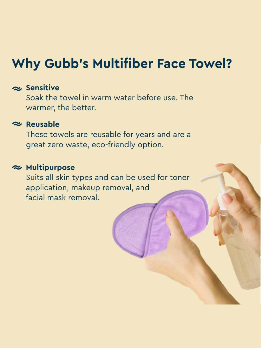 Everyday Essentials Microfiber Face Towel