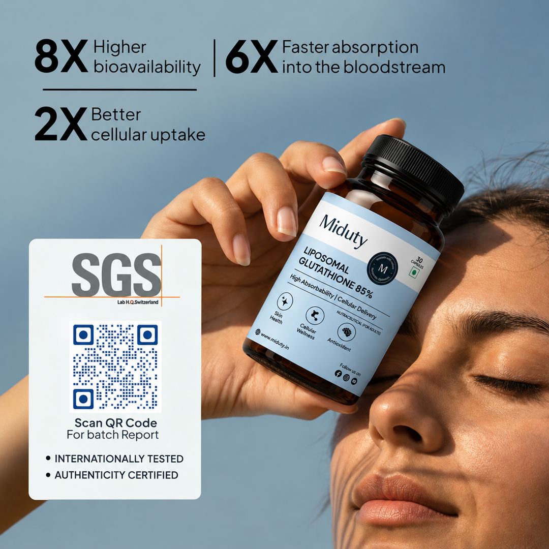 Miduty Clear Skin Combo: Liver Detox + Glutathione 85%