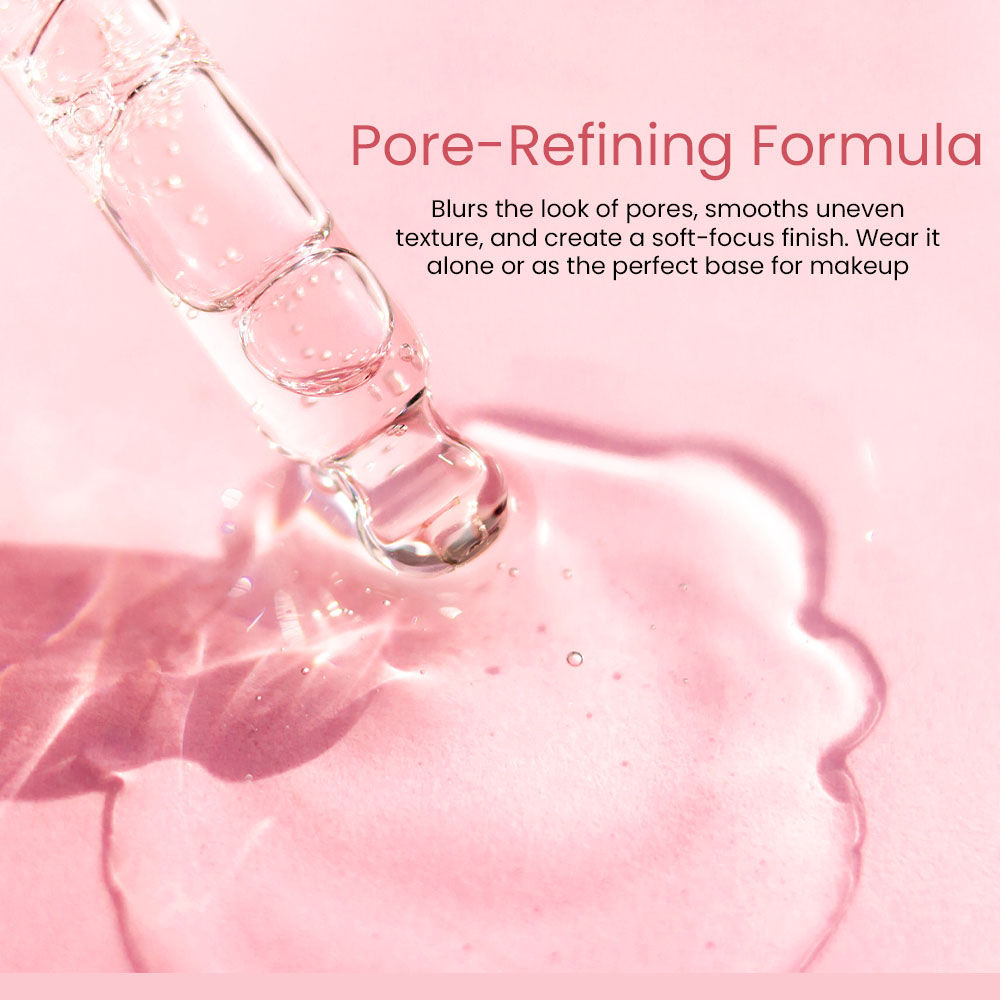Shopaarel Face Focus Ultra Primer Reduce Pores, Watermelon Extract, Oil Control- Pink (20ml)