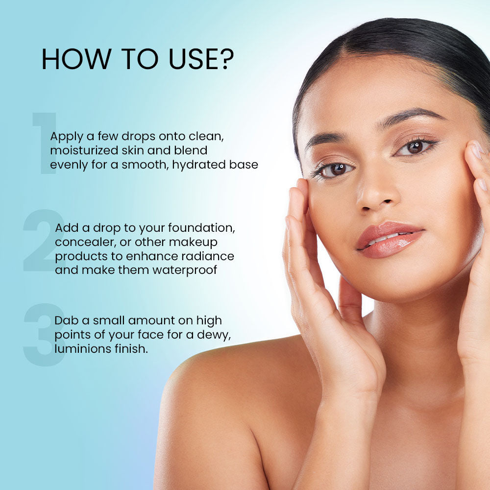 Shopaarel Strong Hold Face Primer Long Hold & Waterproof, Locks Makeup Oil Free - Clear Shade (20ml)