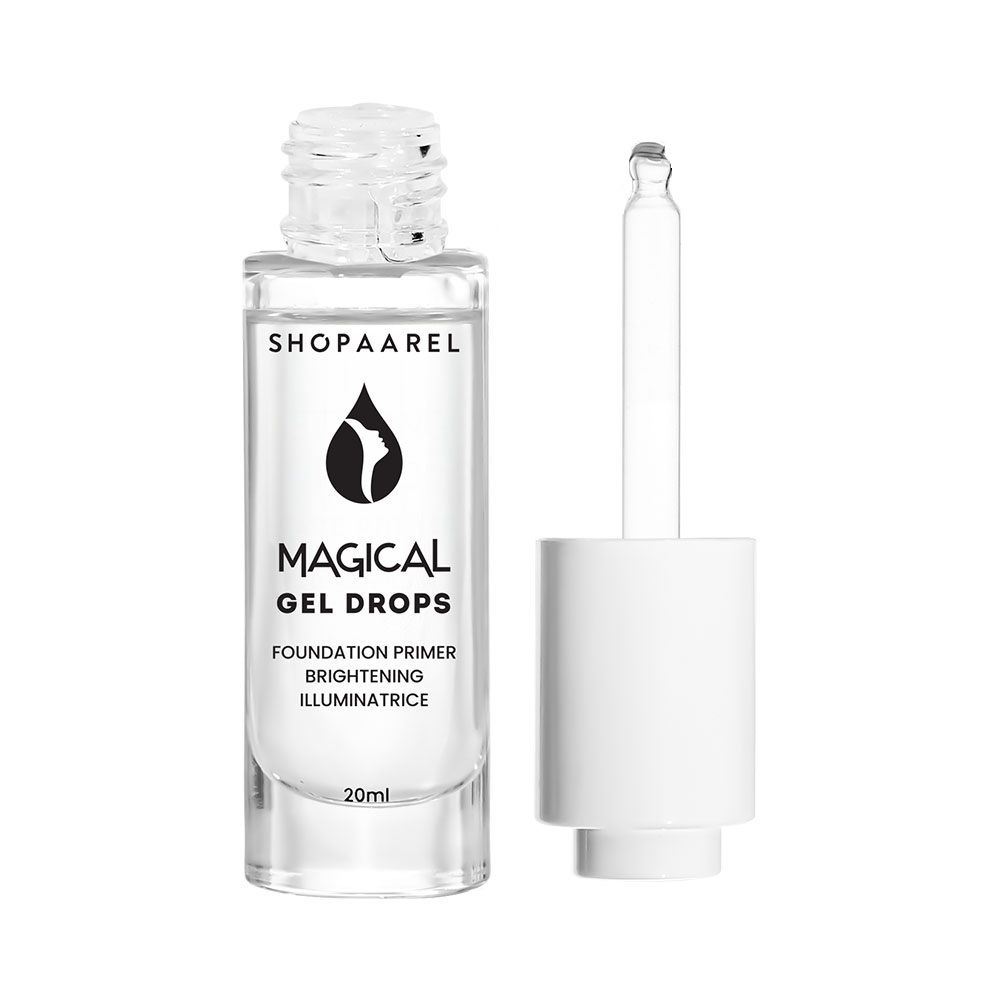 Shopaarel Magical Gel Drops, Face Primer, Soft Radiance, Luminous Finish - Clear (20ml)