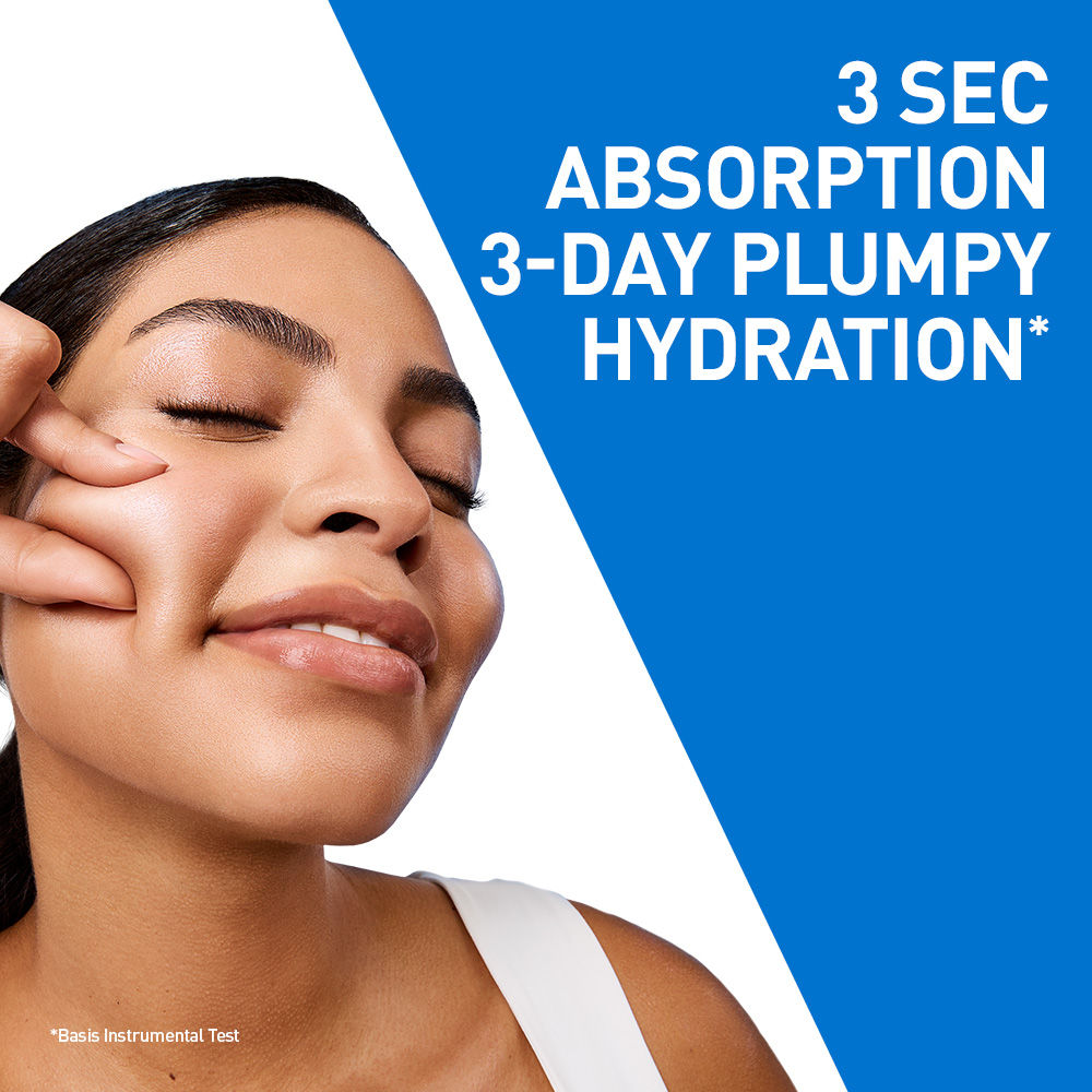 CeraVe HA Water Gel Oil-Free Face Moisturizer with Hyaluronic Acid & Ceramides for Plumpy Hydration (50ml)