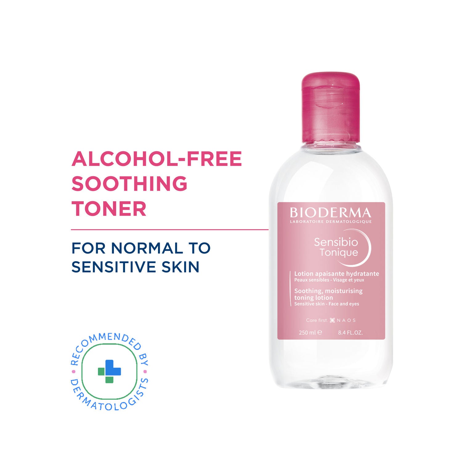 Bioderma Sensibio Toner Tonique Soothing and Moisturising Toning Lotion (250ml)