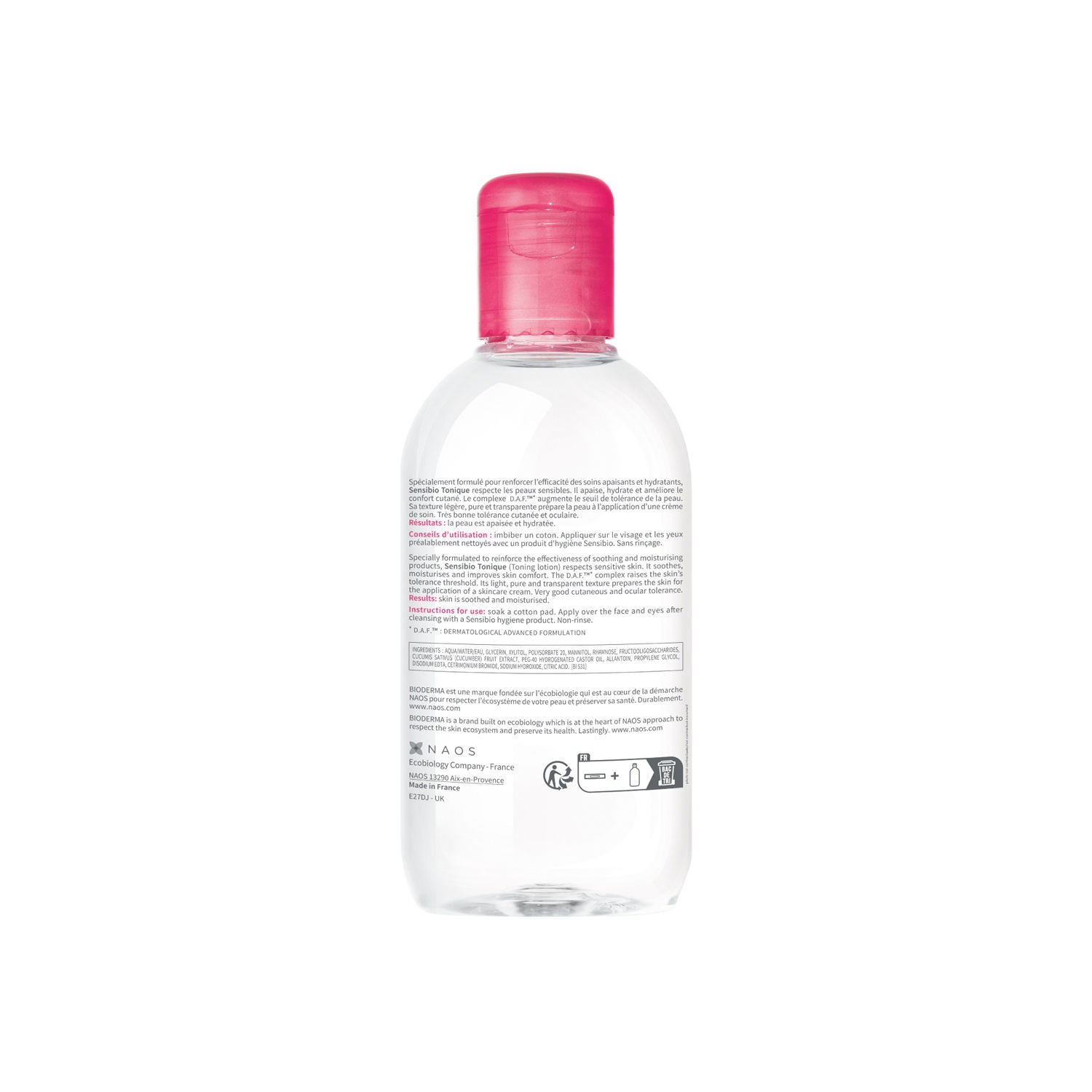 Bioderma Sensibio Toner Tonique Soothing and Moisturising Toning Lotion (250ml)