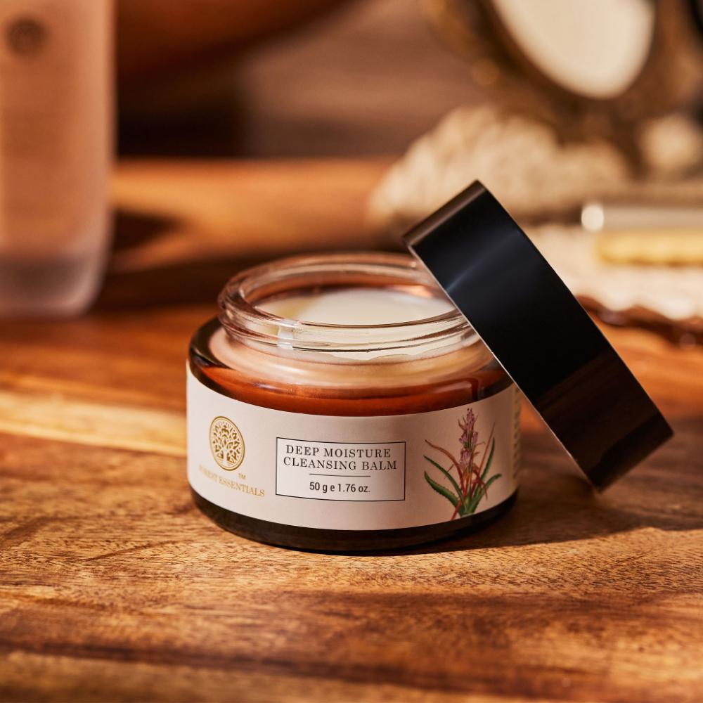 Forest Essentials Deep Moisture Cleansing Balm - Natural Daily Makeup Remover (50 g)
