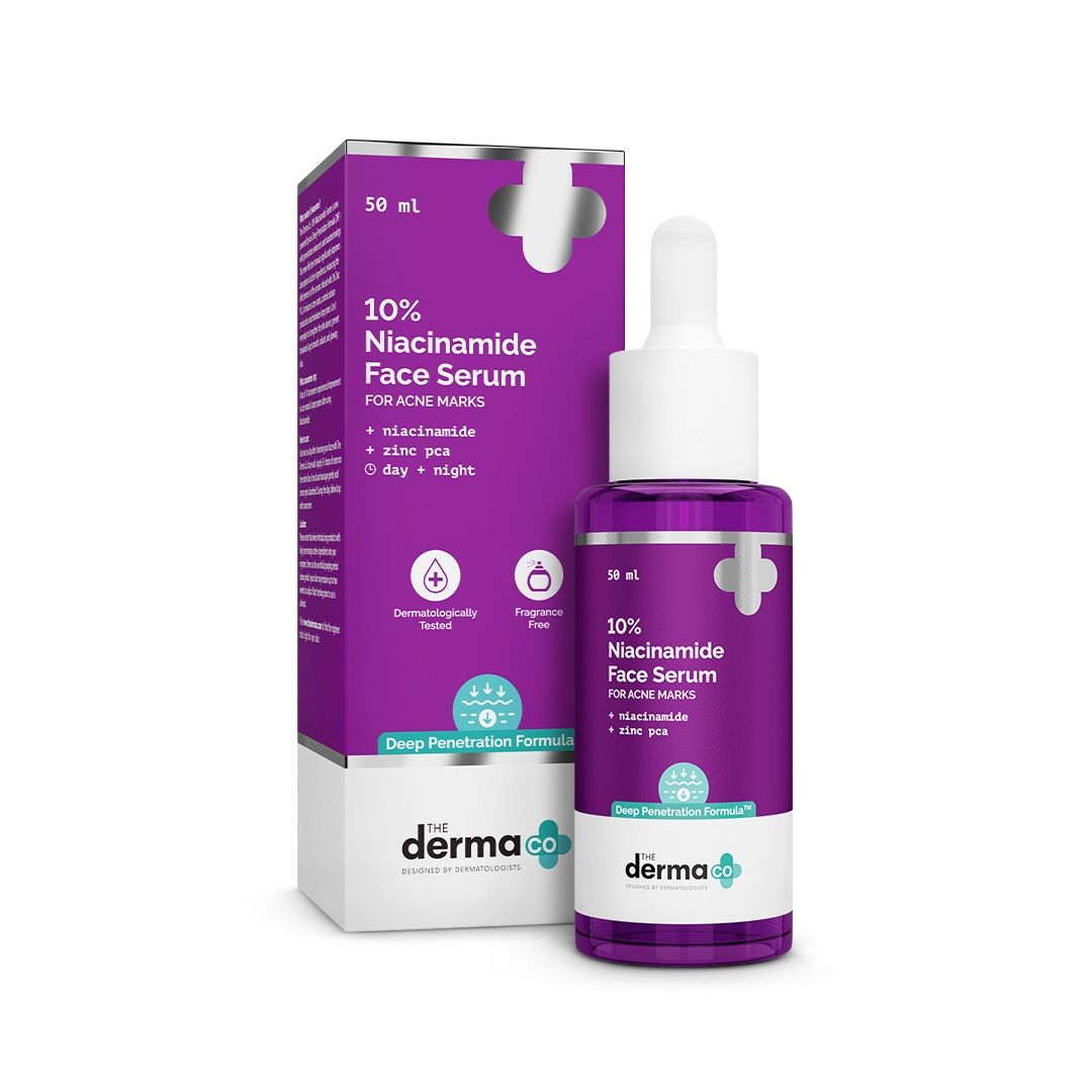 The Derma Co 10% Niacinamide Face Serum For Acne Marks (50ml)