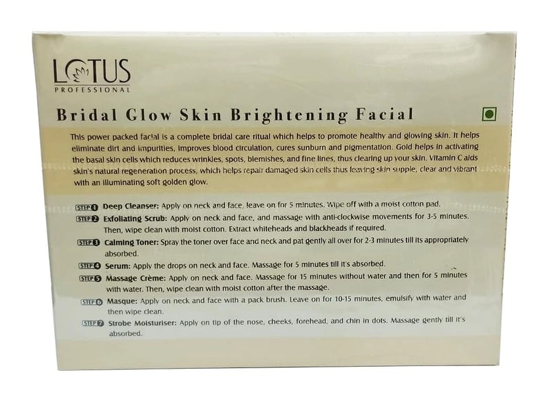 Lotus Professional Bridal Glow Brightening Kit
