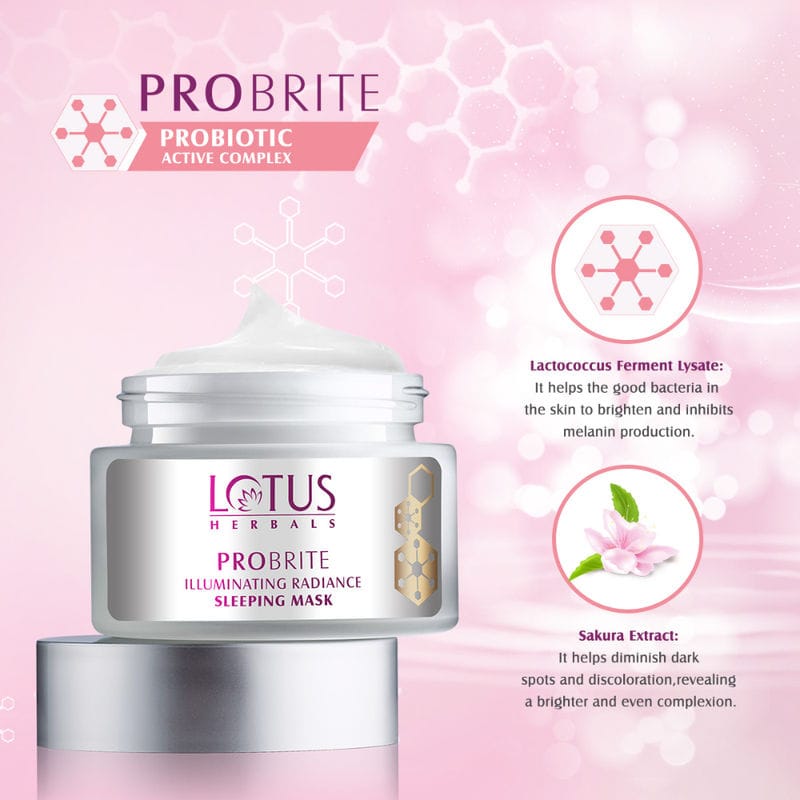Lotus Herbals - Probrite Illuminating Radiance Sleeping Mask (50gm)