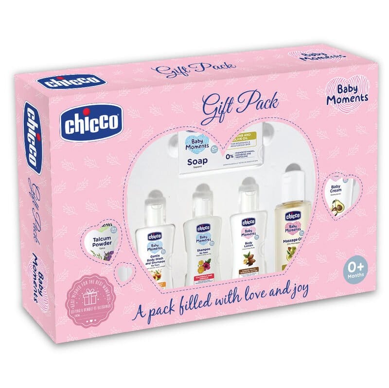 Chicco - Baby Caring Gift Set 0+ Months (Pink)