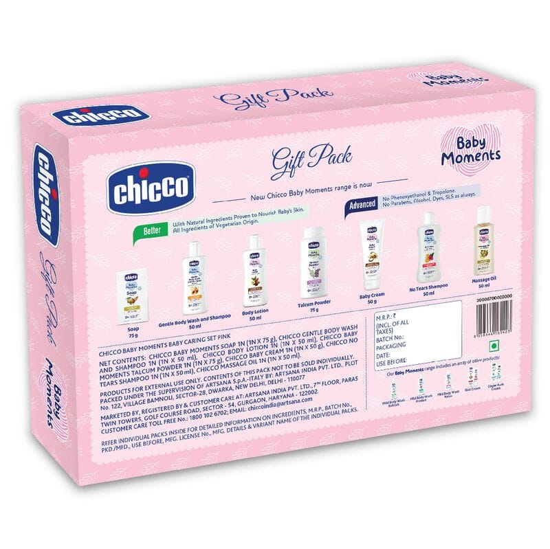 Chicco - Baby Caring Gift Set 0+ Months (Pink)