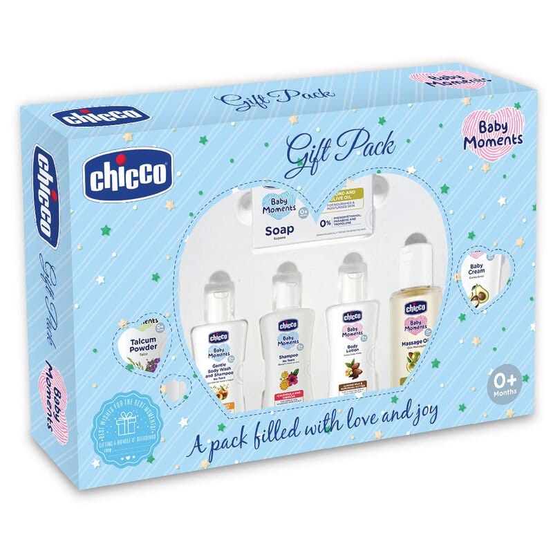 Chicco - Baby Caring Gift Set 0+ Months (Blue)