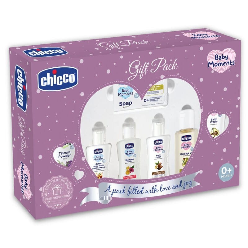 Chicco - Baby Caring Gift Set 0+ Months (Purple)