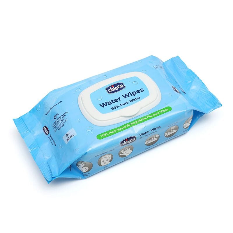 Chicco - Water Wipes - 99% Pure Water (72 Pcs)