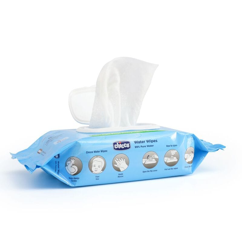 Chicco - Water Wipes - 99% Pure Water (72 Pcs)