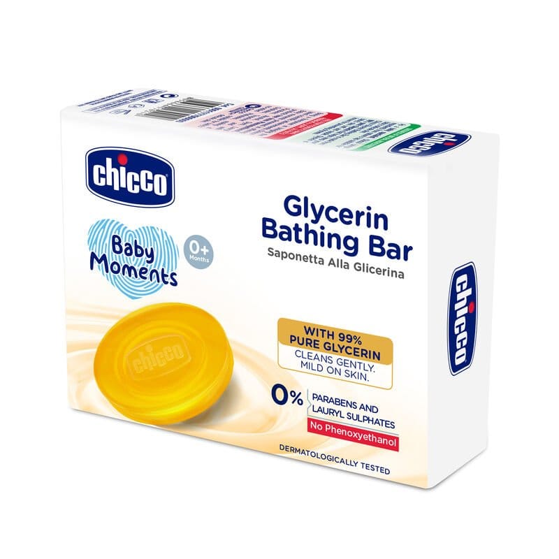 Chicco - Baby Moments Glycerin Bathing Bar (75g)