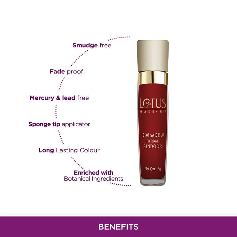 Lotus - Make-Up Divine Dew Herbal Sindoor - Rosy Blush (8ML)
