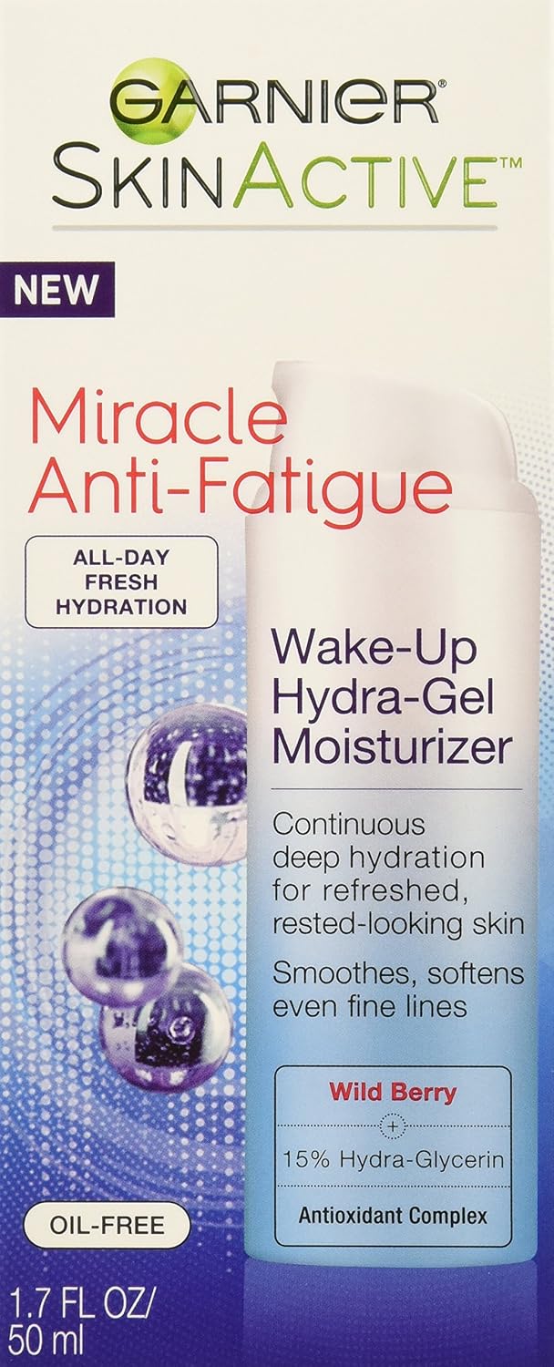 Garnier SkinActive Miracle Anti-Fatigue Wake-Up Hydra-Gel Moisturizer, Flui