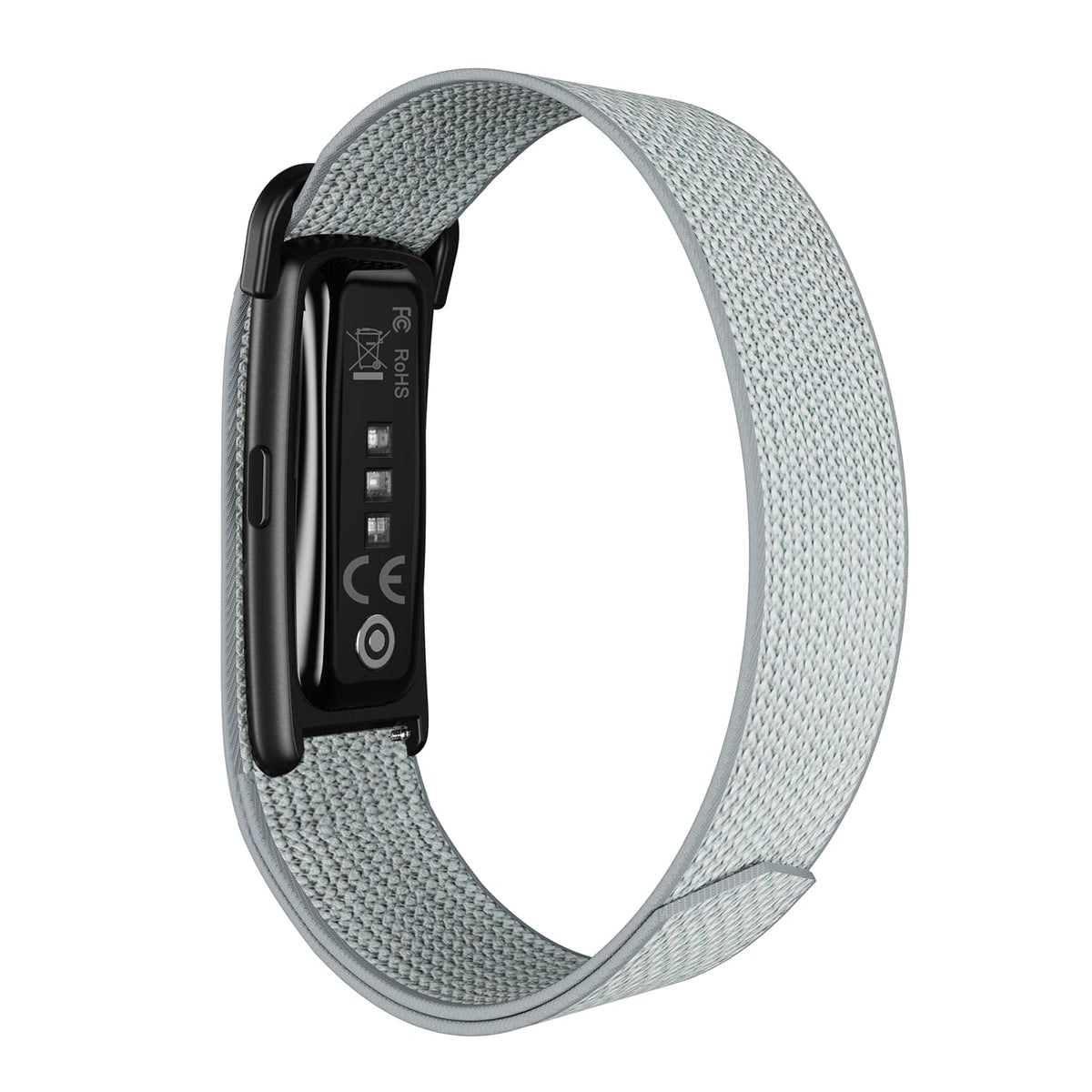 Fit Style Smart Band Fitness Health Activity Tracker HRV Analysis, Sleep and Stress Monitor, Subscription Free Screenless Smart Bracelet (Gray)