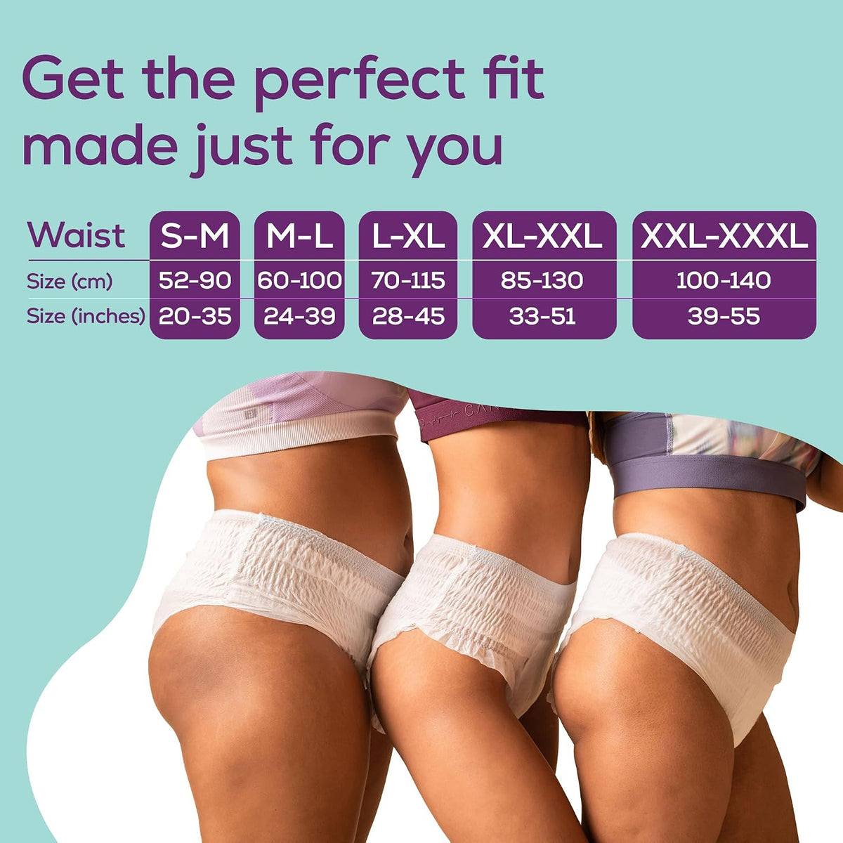Evereve Period Panty For Girls & Women, (S-M), 10 Pcs, 360 Degree Coverage, 0% Leaks, High Absorbency For Heavy Flow, Maternity Delivery Pads, Postpartum & Over