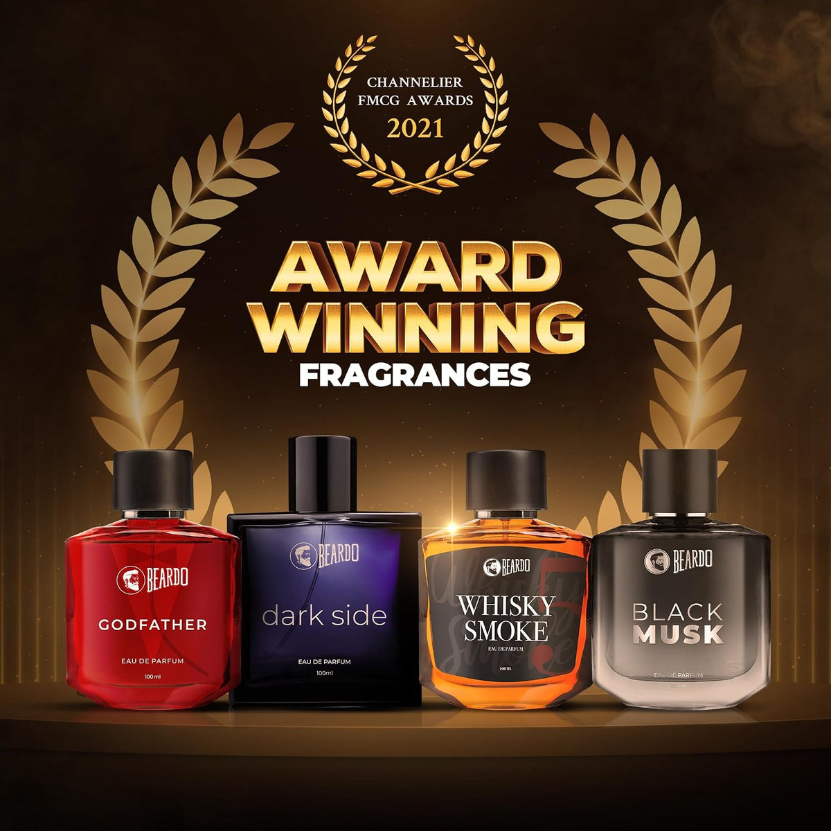 Beardo Black Musk Perfume EDP (100ml) Musk 100 ml (Pack of 1)