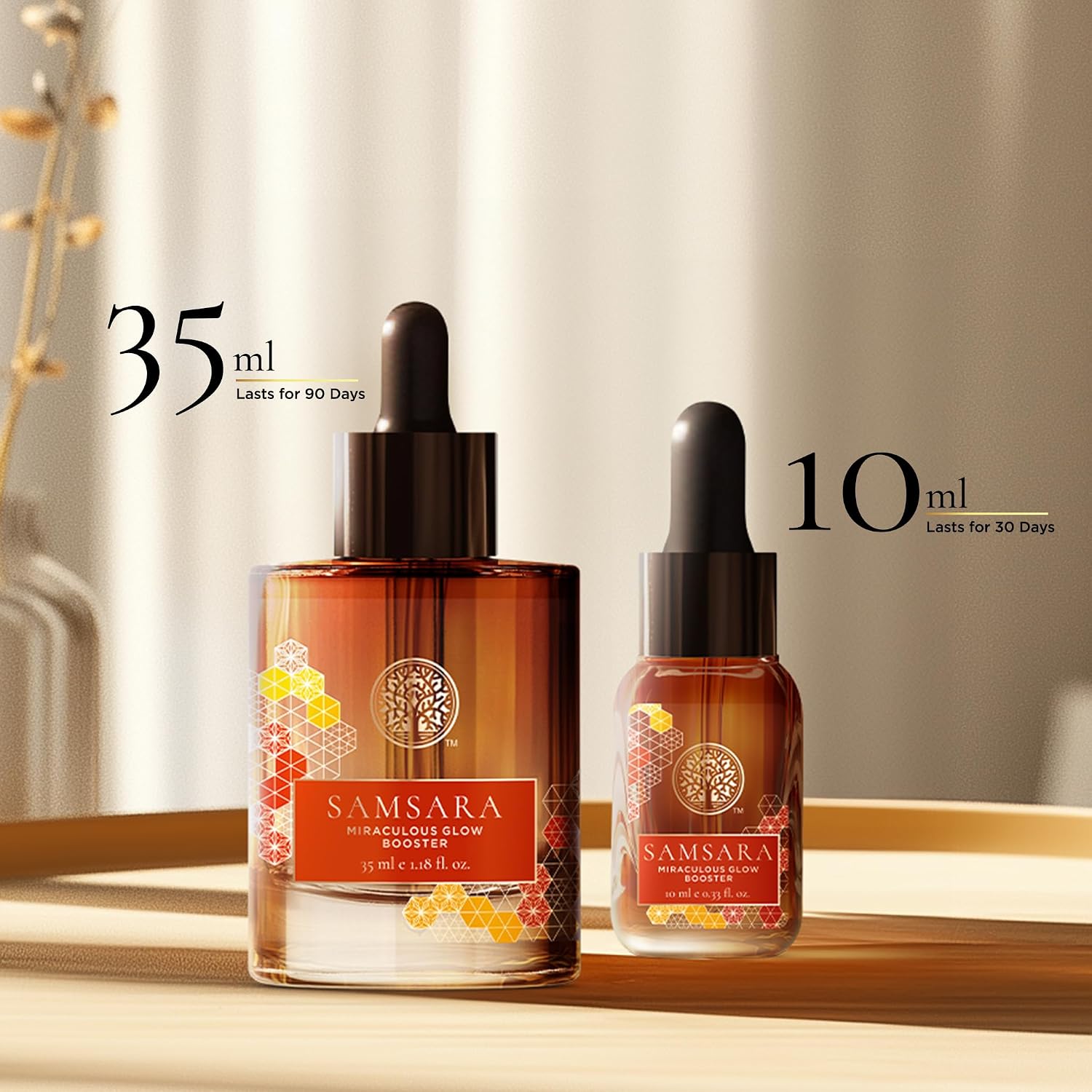 Forest Essentials Samsara Miraculous Glow Booster Anti-Ageing Day Serum | Plumps & Lifts skin for a Radiant, Youthful Glow | Innovative Nanotechnology & Fermented Herbs | Clinically Proven Results