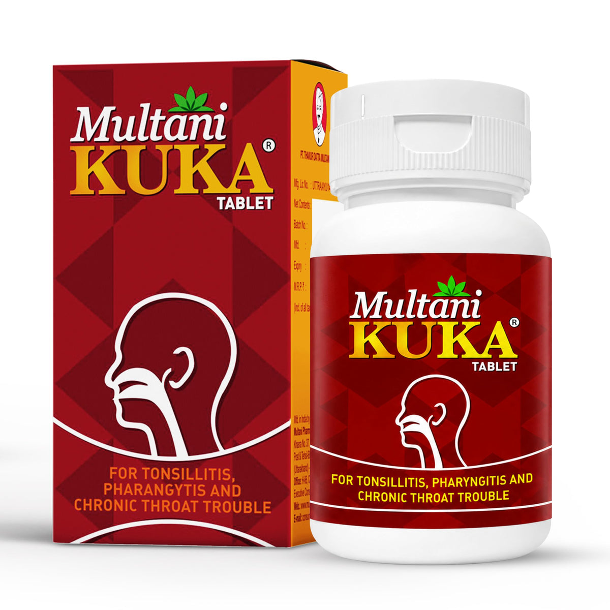 Multani Kuka 100 Tablet | Useful In Tonsillitis, Pharyngitis & Chronic Throat Trouble | Natural & Ayurvedic | Get Relief From Tonsils & Swollen Issues