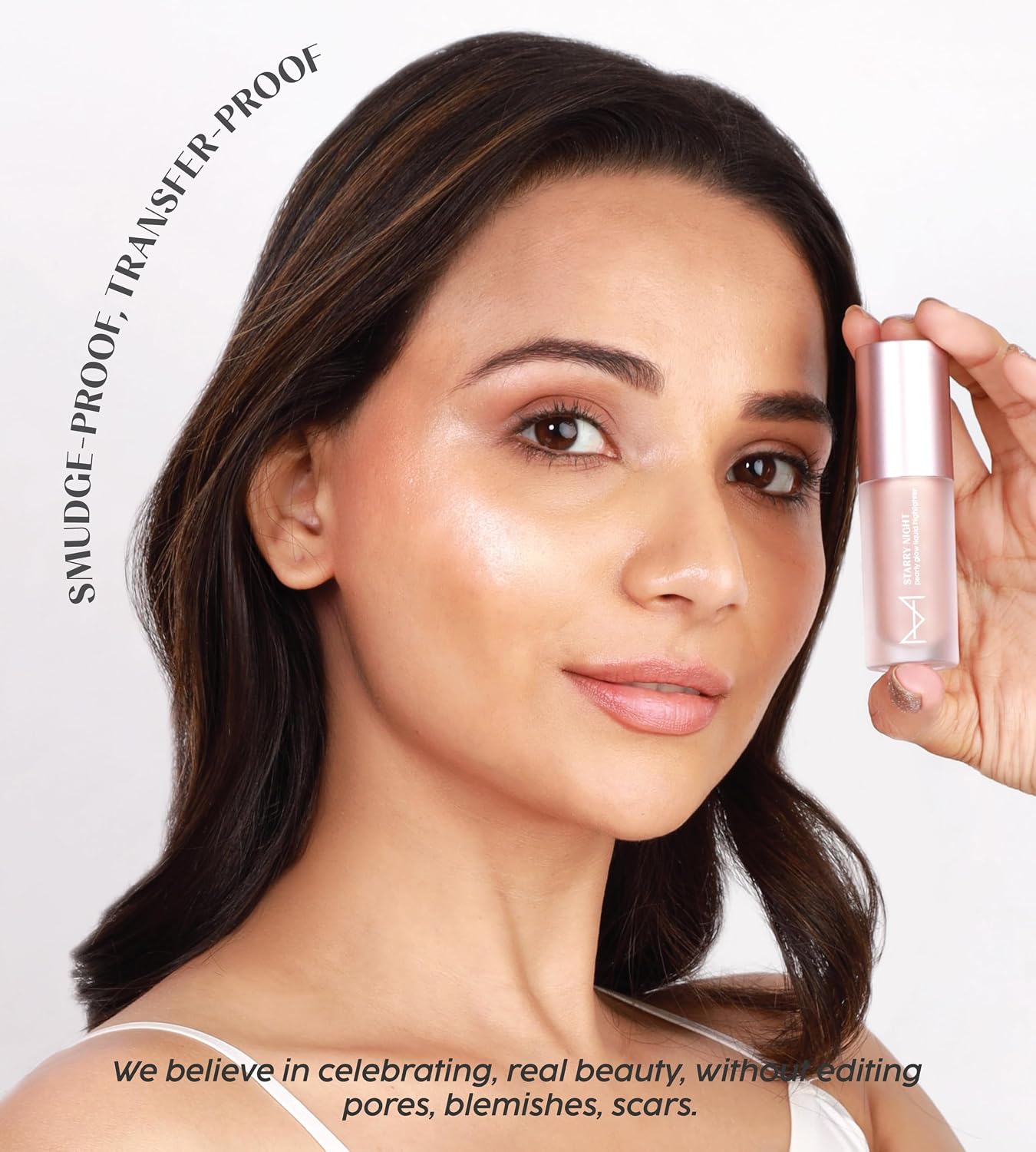 House Of Makeup Liquid Highlighter | High-glow, Smudge-proof Highlighter Makeup For All Skin Tones | 6 ml (Moonlight, 6 ml)