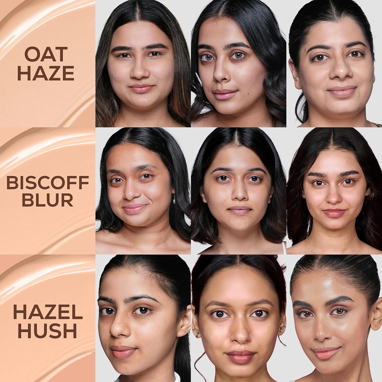 RENEE Bollywood Filter Blurring Liquid Foundation - Biscoff Blur | Full Coverage, Matte Finish | Blurs Pores & Blemishes | Hydrates & Evens Skin Tone | with Niacinamide & Hyaluronic Acid | 30ml