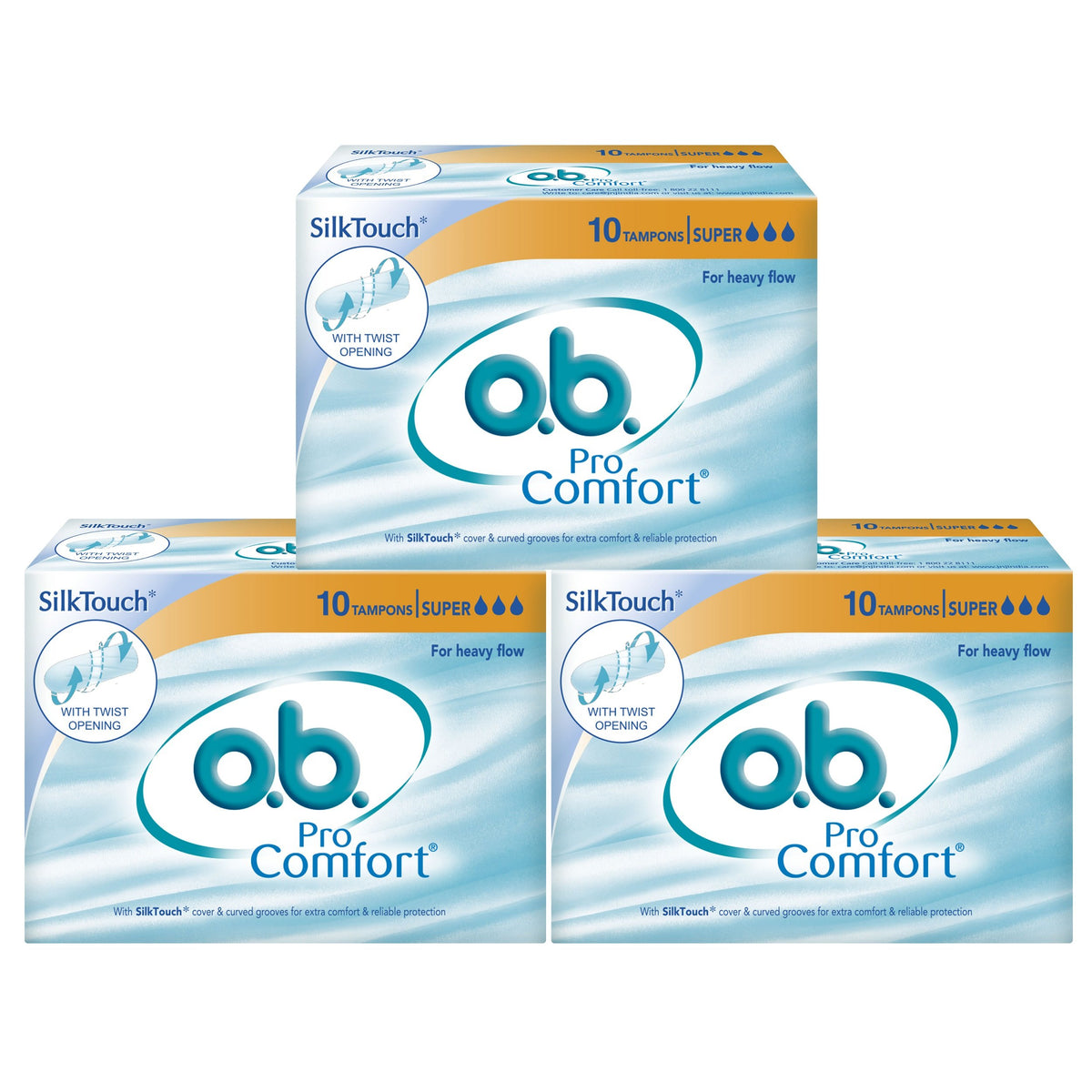 O.b. ProComfort Tampons For Heavy Flow For Periods