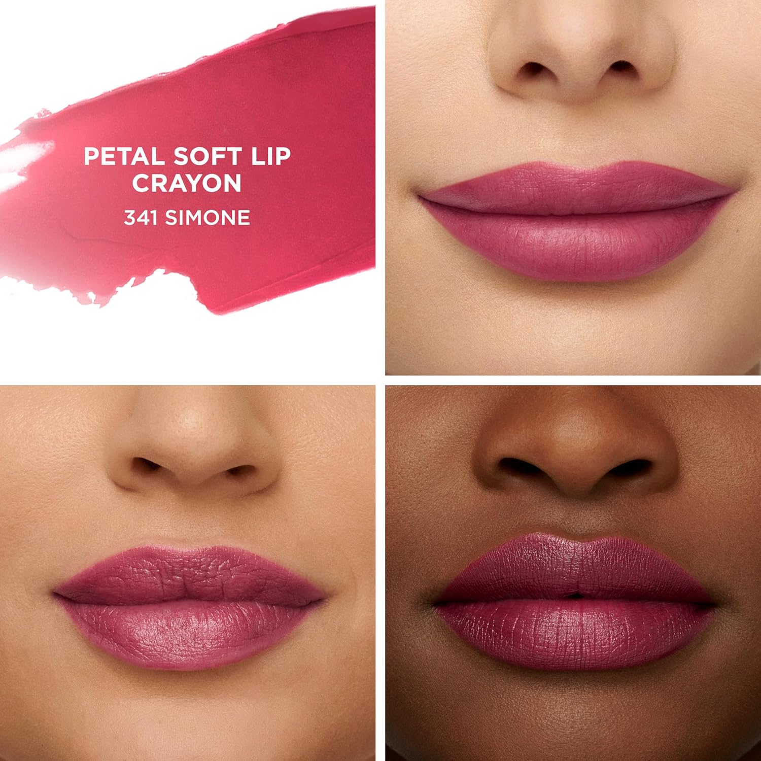 Laura Mercier Petal Soft Lipstick Crayon, 24HR Lip Softening Hydration, 12HR Sheer Matte Lip Color, Comfortable Weightless Wear, Diffused, Blurred Effect