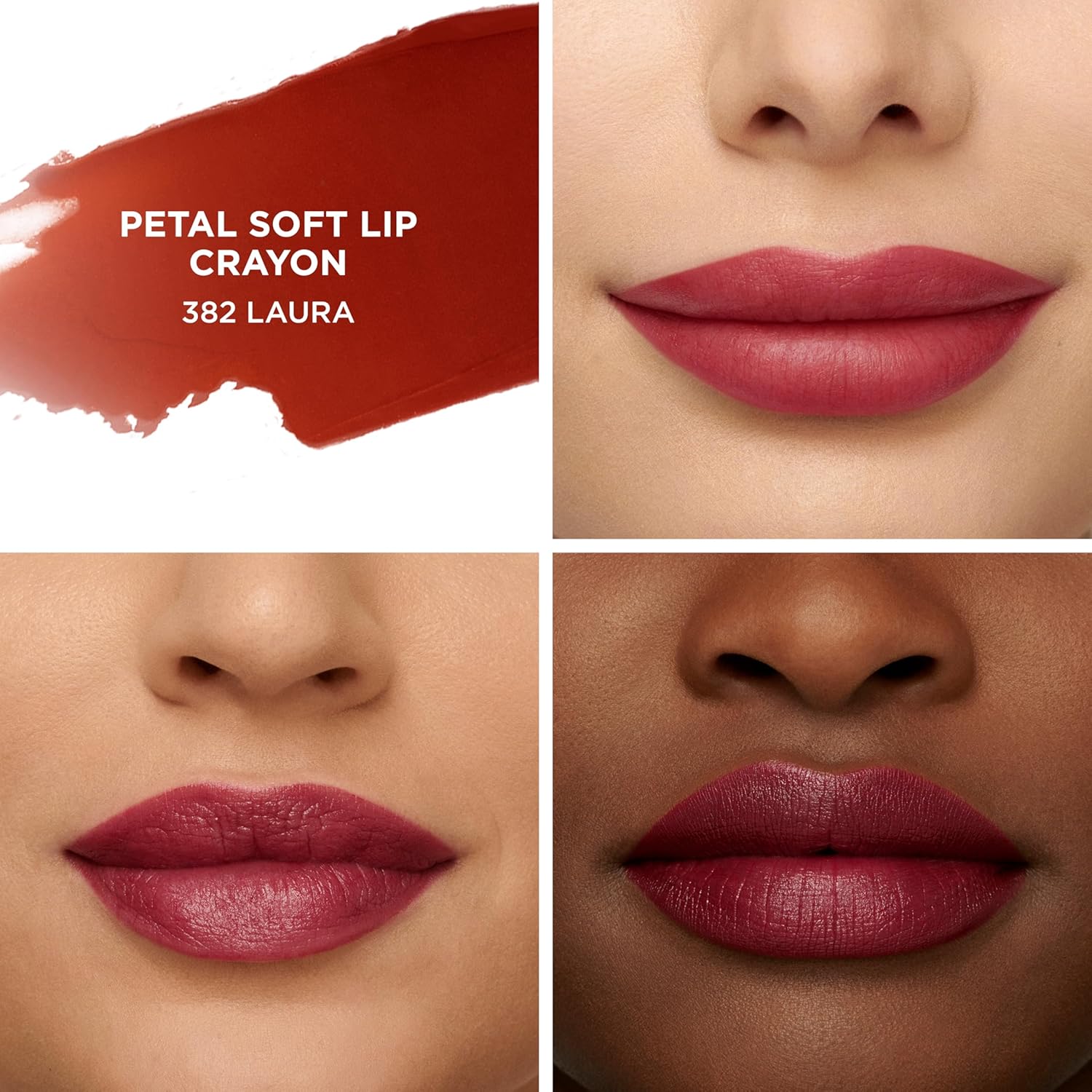 Laura Mercier Petal Soft Lipstick Crayon, 24HR Lip Softening Hydration, 12HR Sheer Matte Lip Color, Comfortable Weightless Wear, Diffused, Blurred Effect