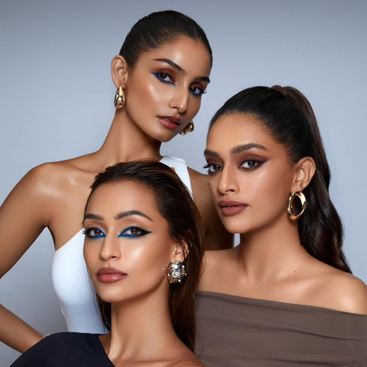 HYUE AmplifEYE™ 3-in-1 EYE Crayon | Eyeshadow - Liner - Kohl | Cold Brew | Creamy Multi-Use Stick with in-built Sharpener and Smudger | High-Pigment Formula wit
