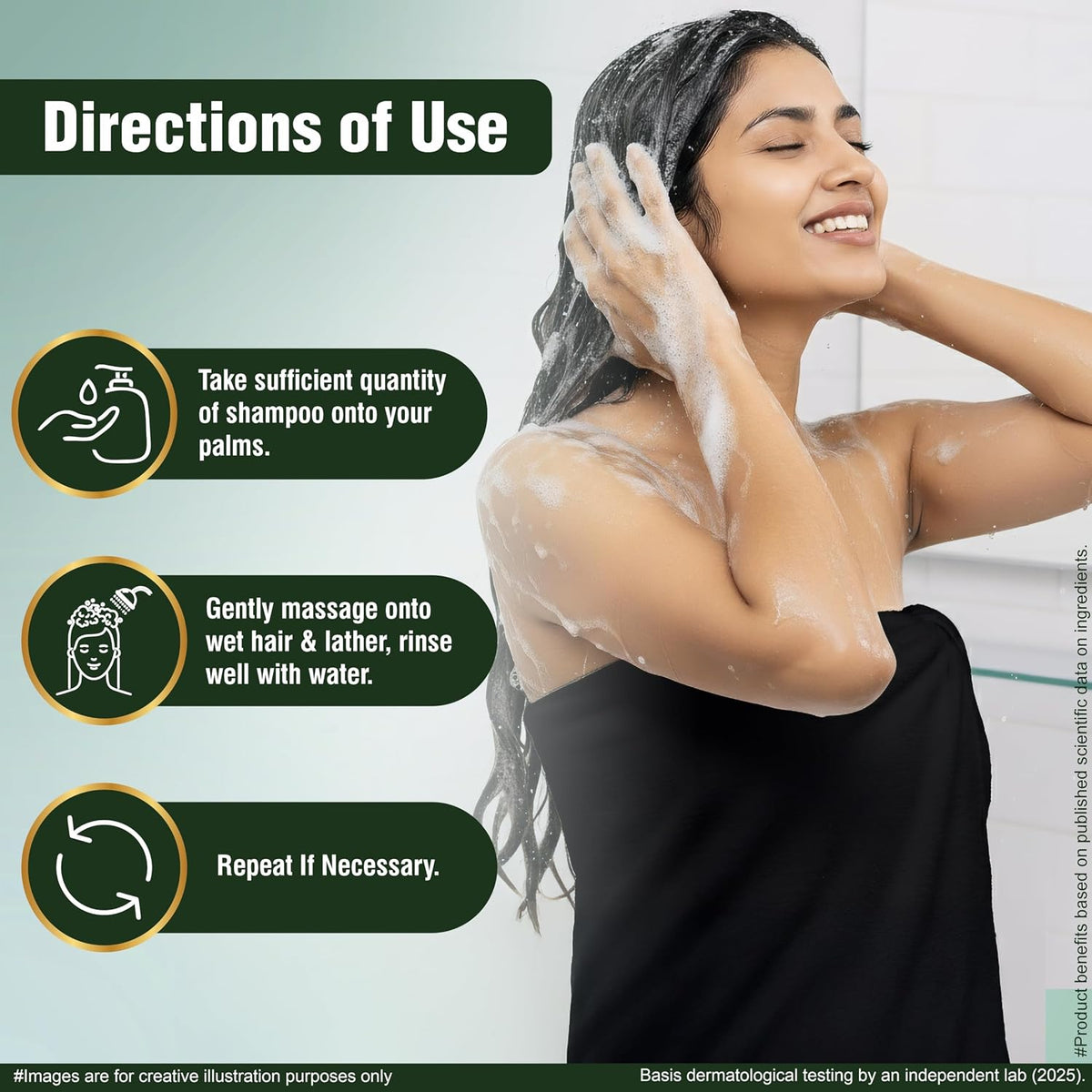 Multani Natural Amla & Reetha Hair Shampoo (270 ml) | Anti-Hair Fall Ayurvedic Shampoo | Dermatologically Tested | Suitable for All Hair Amla & Reetha 270 ml (P