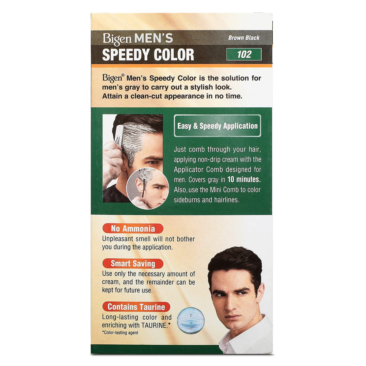 Bigen Mens Hair Color (Brown Black) 80 g (Pack of 1)