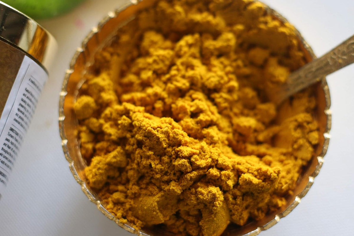 SHESHA AYURVEDA Natural Kasturi Manjal/Wild Turmeric Powder for Skin FOR NATURALLY GLOWING SKIN A Traditional powder for a healthy complexion- 50 G) 50 g (Pack
